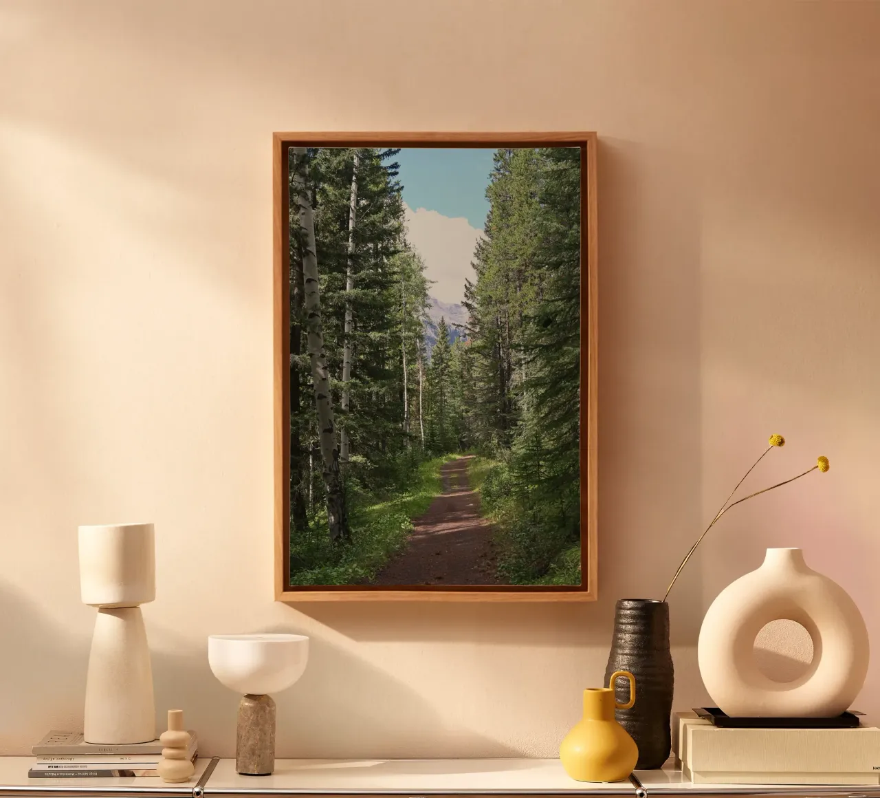 scenery woods landscape canvas by cofa home
