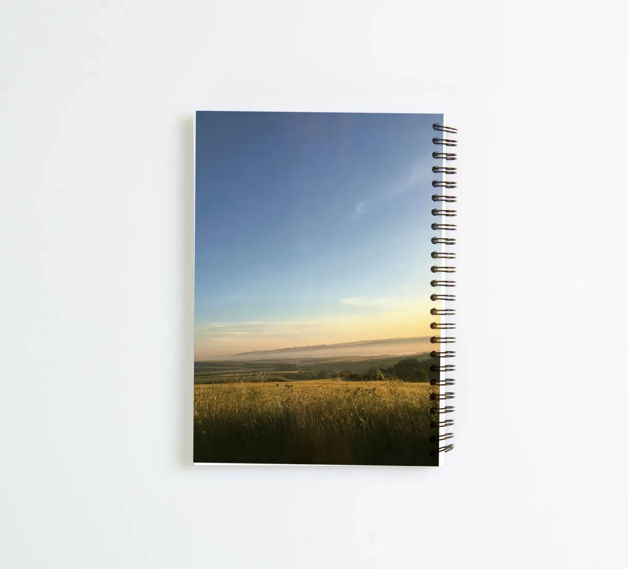 clouds nature countryside spiral notebook by animal story home