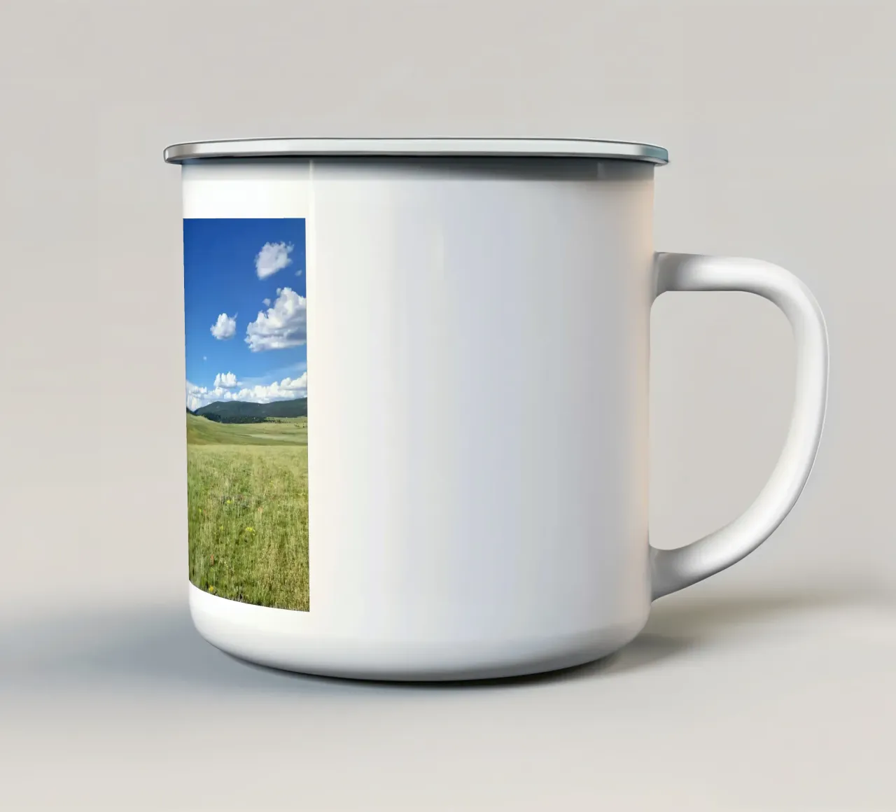 tranquility scenic view tazza in smalto da animal story home
