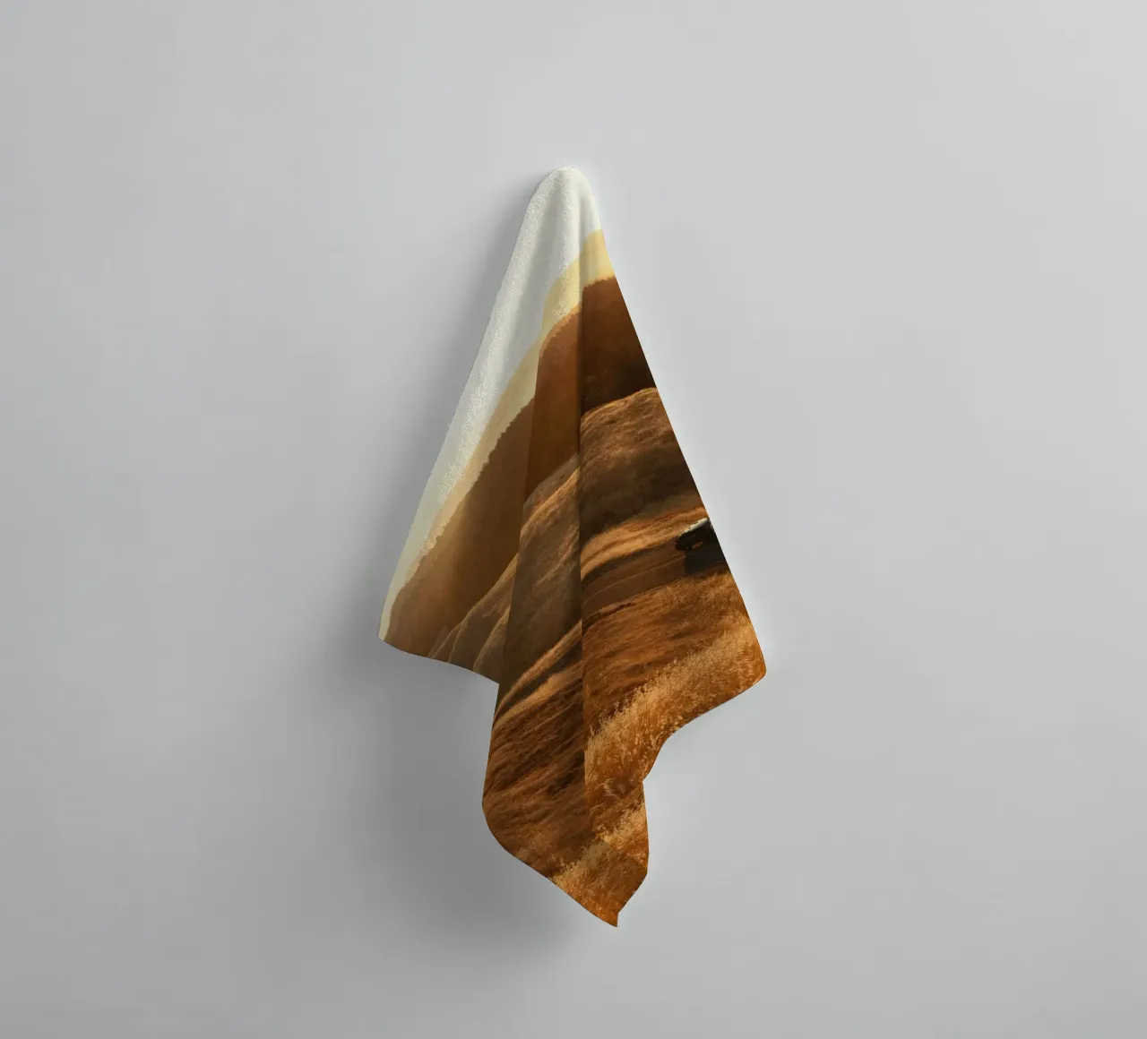 golden light landscape sky towel by cofa home