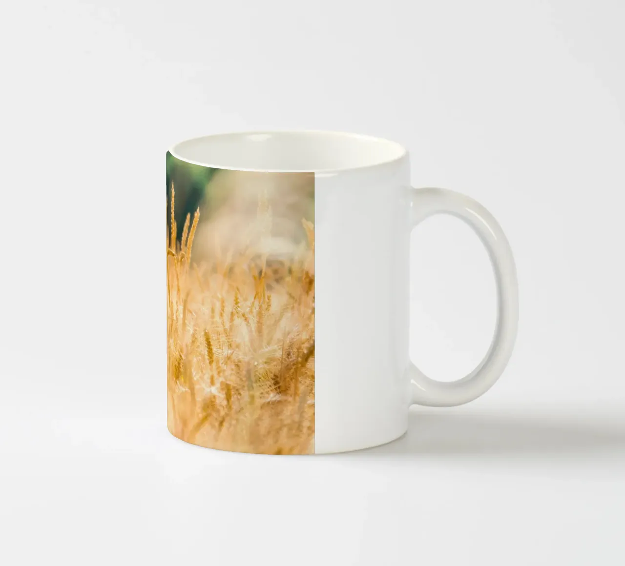 rural farming sunrise Keramik Tasse von animal story home