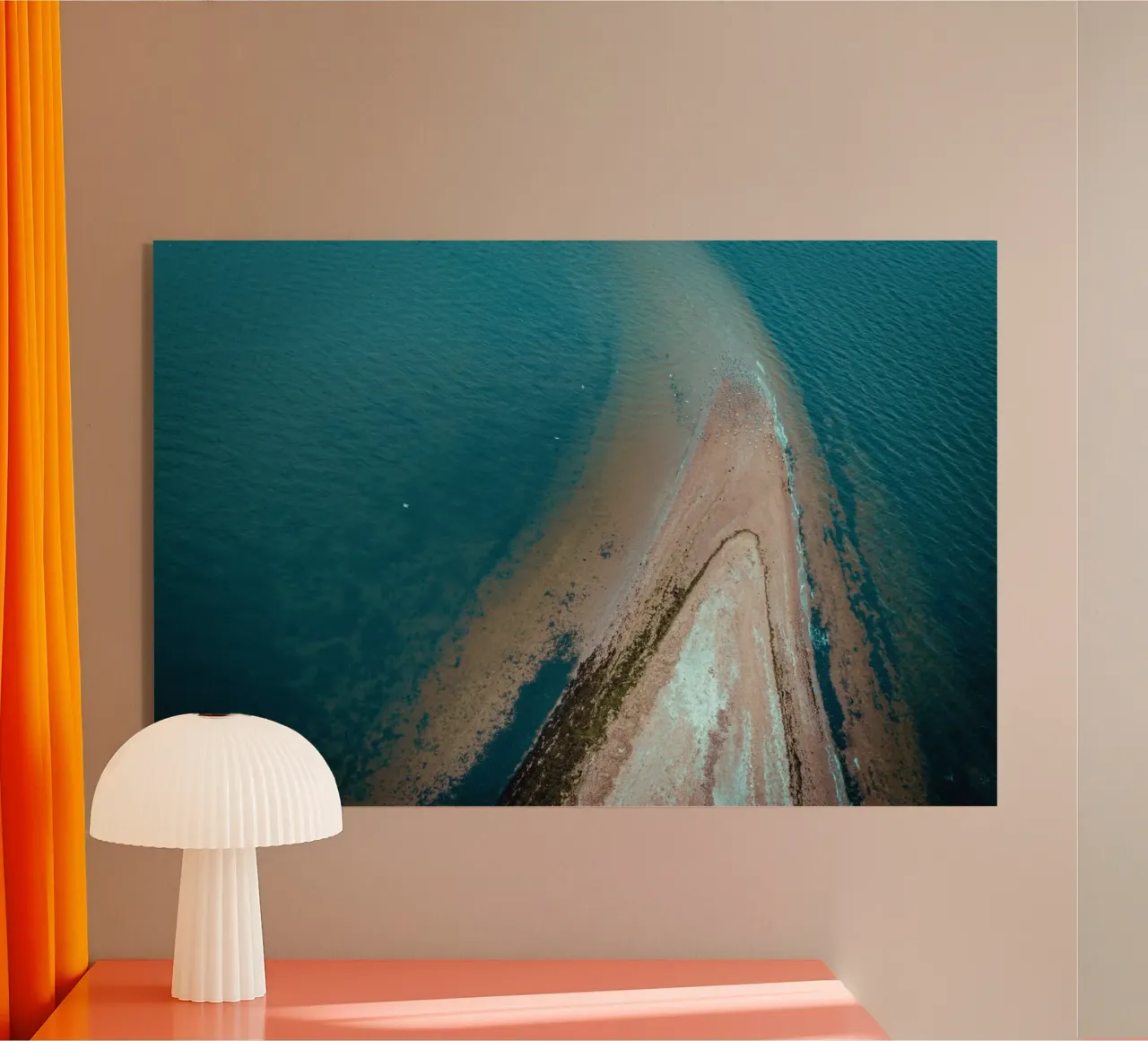 shoreline sea nature acrylic glass by cofa home