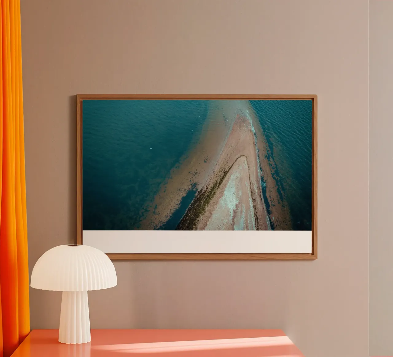 shoreline sea nature alu-dibond by cofa home