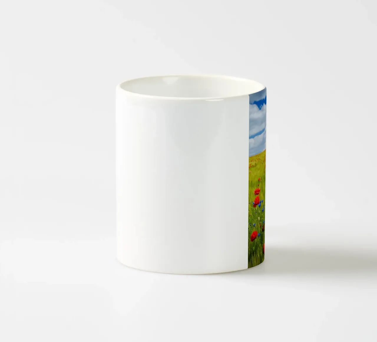 wildflowers poppies tazza in ceramica da cofa home