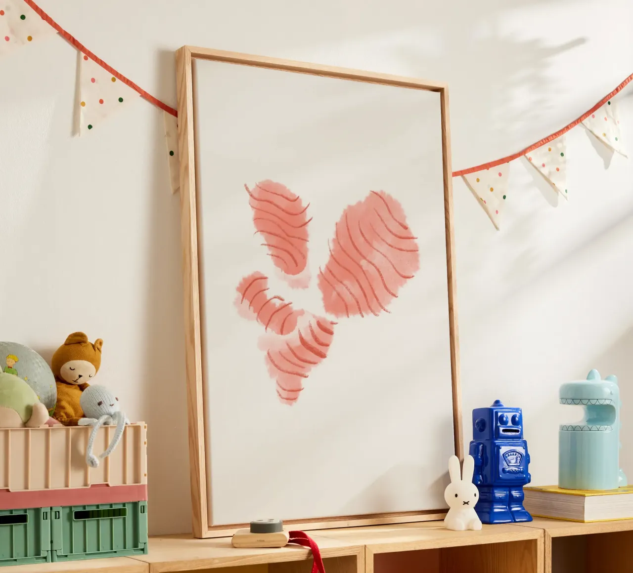 Sea Study No 15 tela con Cornice a cassetta da treechild