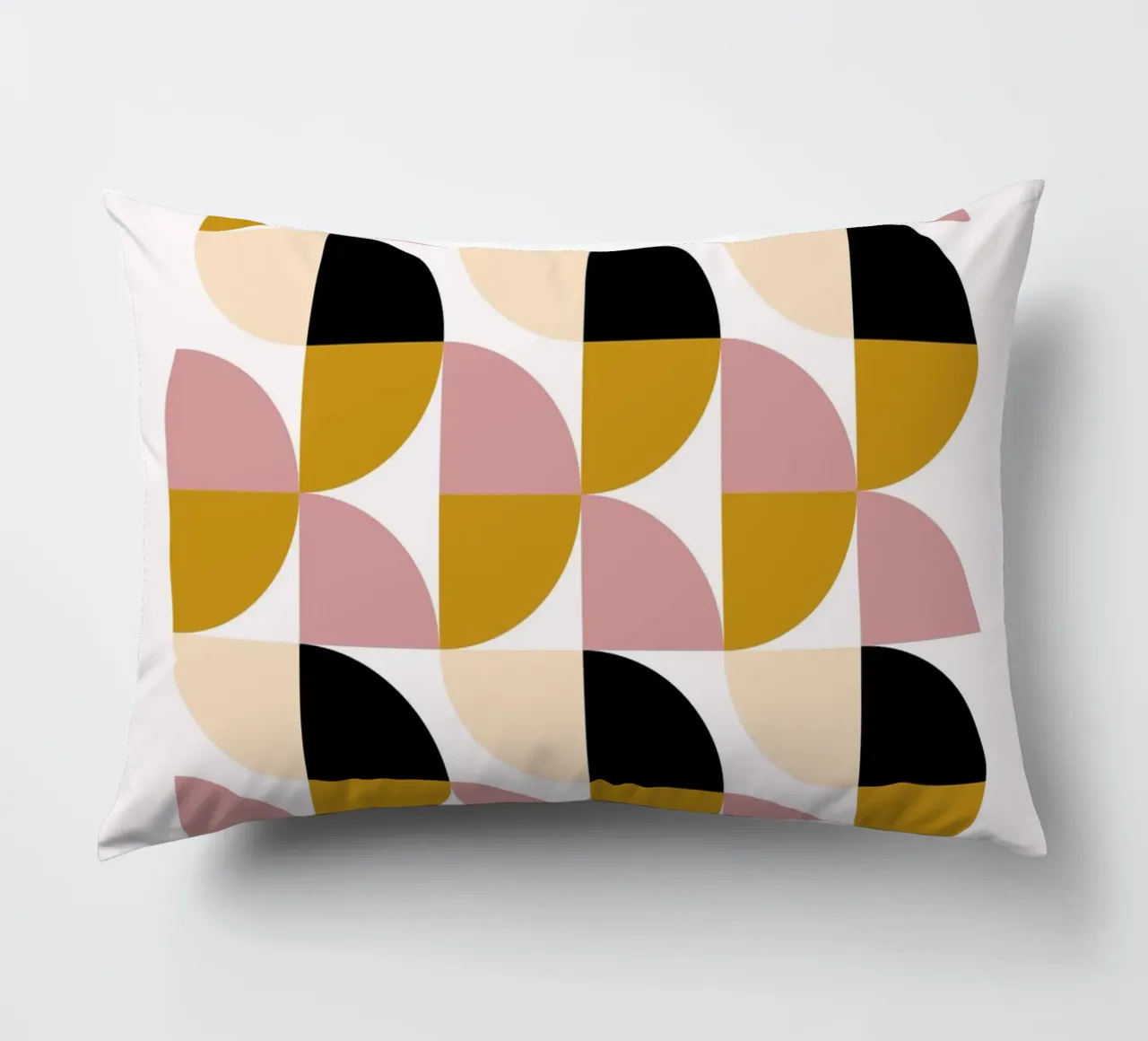 Bauhaus Modulare - Geometria di colori tenui cuscino da Casa Calm