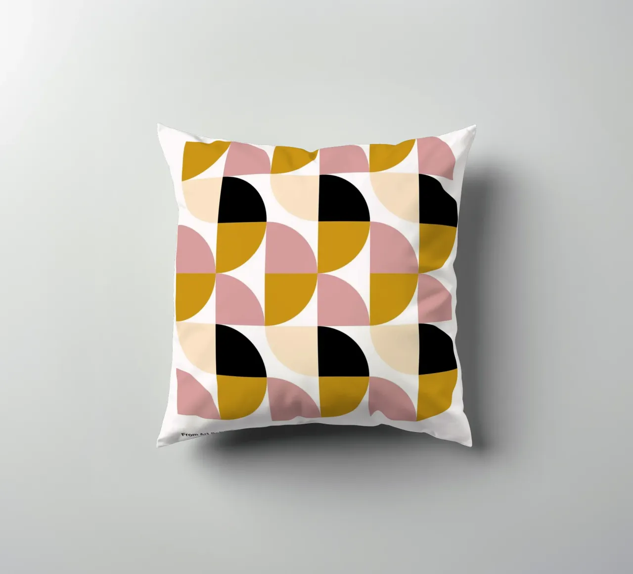 Bauhaus Modulare - Geometria di colori tenui cuscino da Casa Calm
