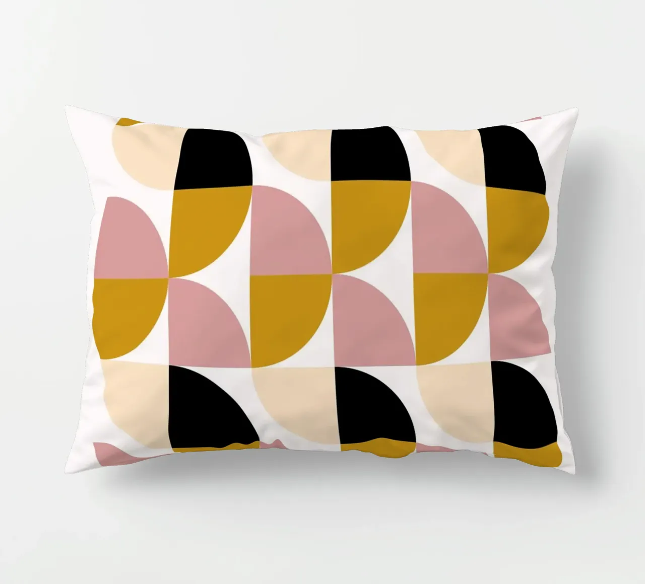 Bauhaus Modulare - Geometria di colori tenui cuscino da Casa Calm