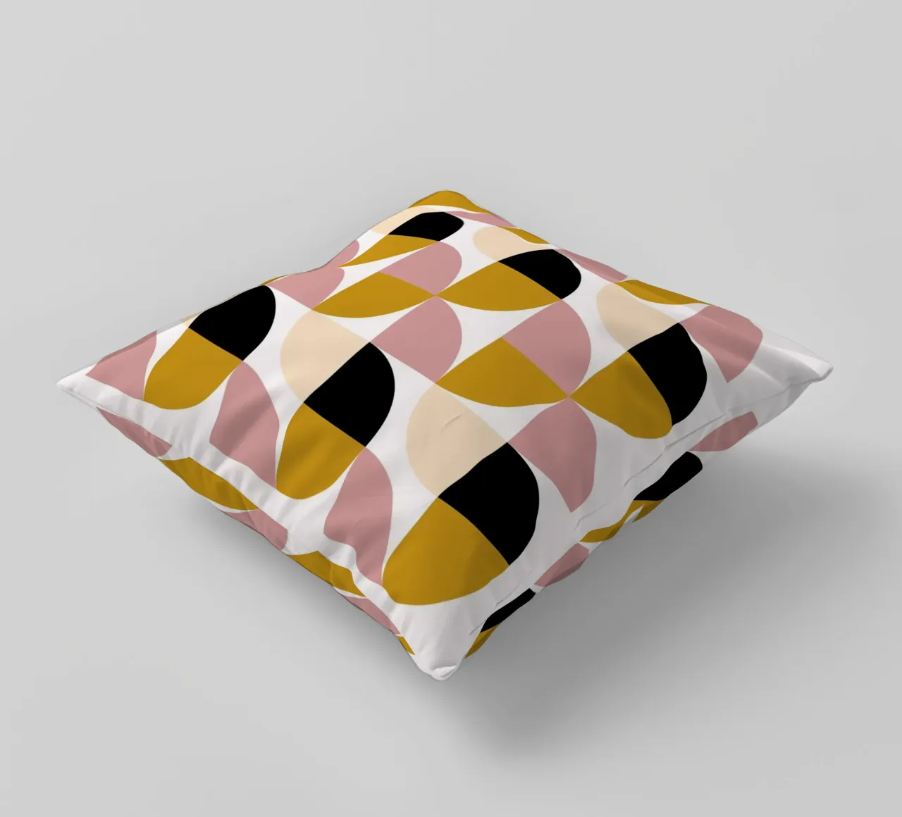 Bauhaus Modulare - Geometria di colori tenui cuscino da Casa Calm