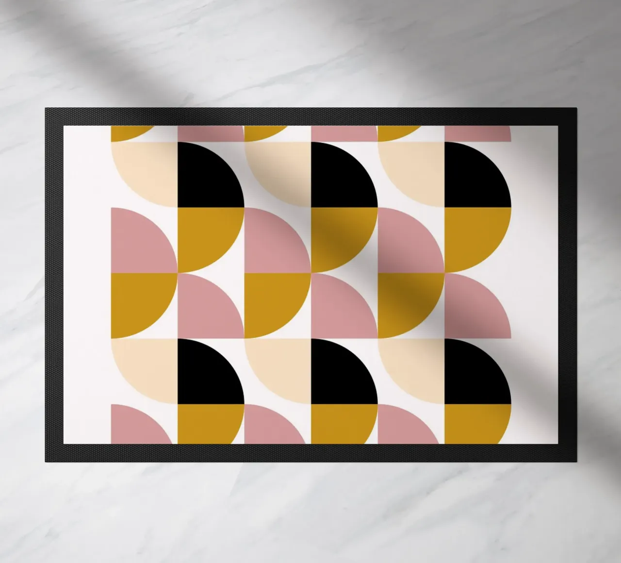 Bauhaus Modular – Soft Color Geometry doormat by Casa Calm