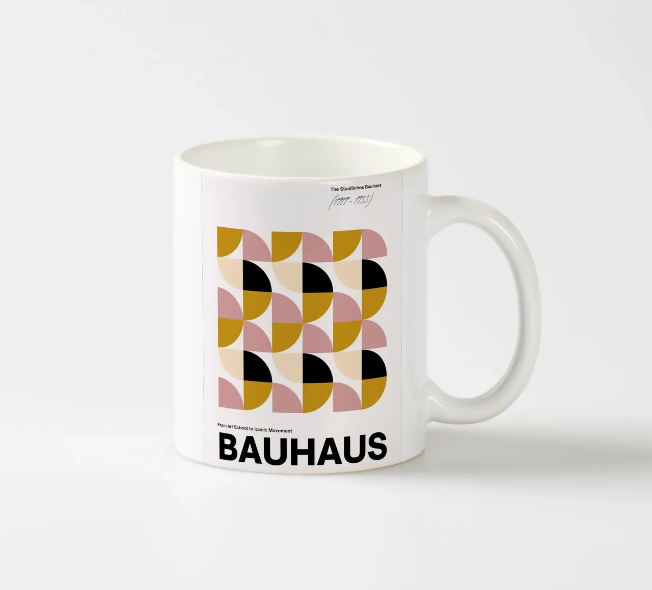 Bauhaus Modulare - Geometria di colori tenui tazza in ceramica da Casa Calm