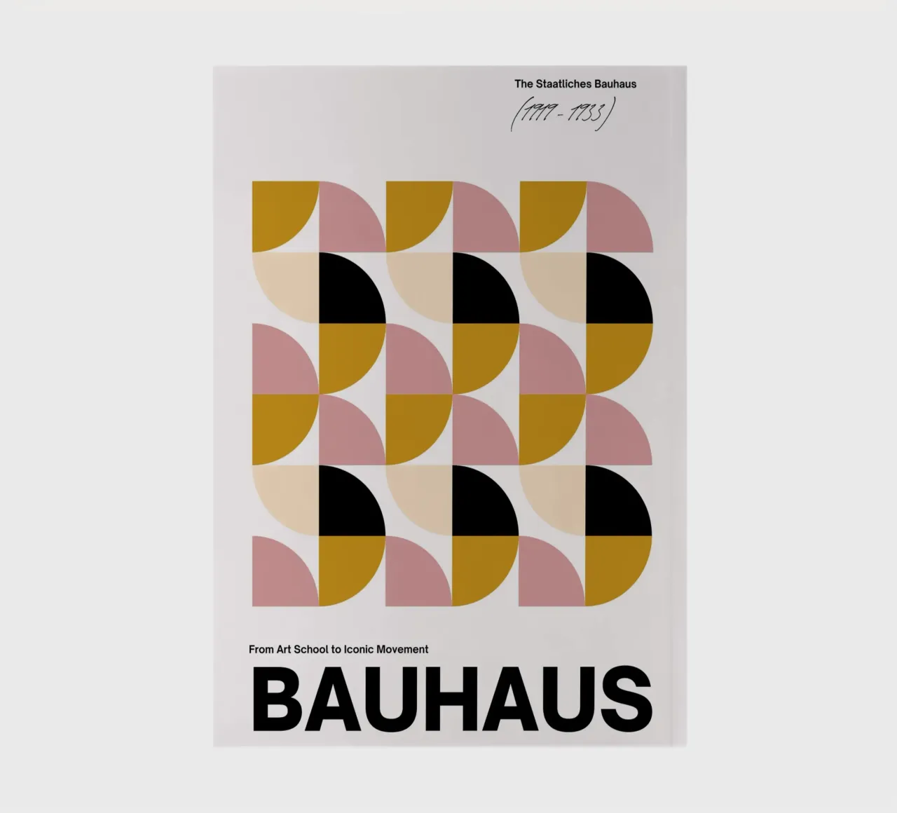 Bauhaus Modular – Soft Color Geometry notebook by Casa Calm