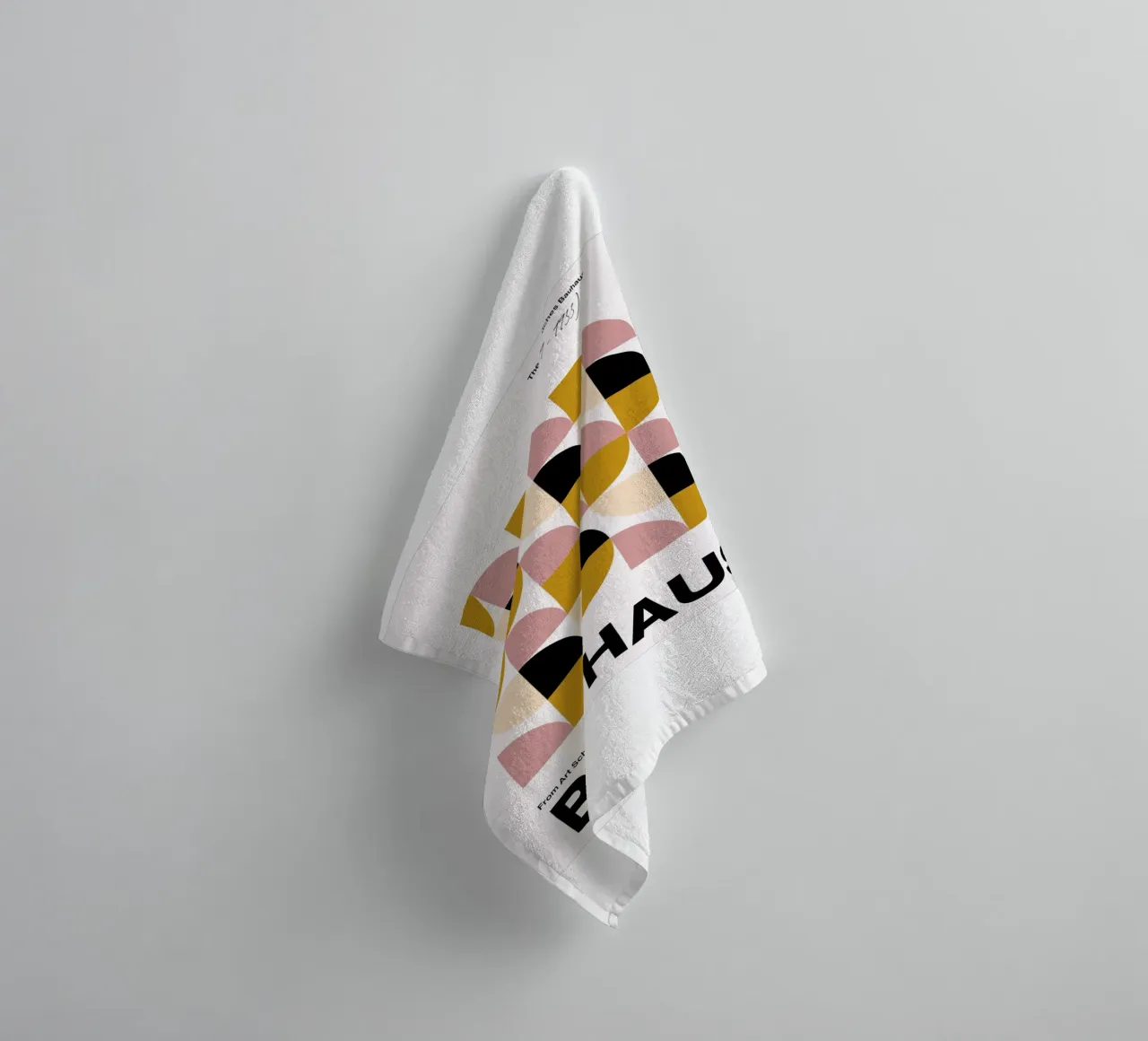 Bauhaus Modular – Soft Color Geometry towel by Casa Calm