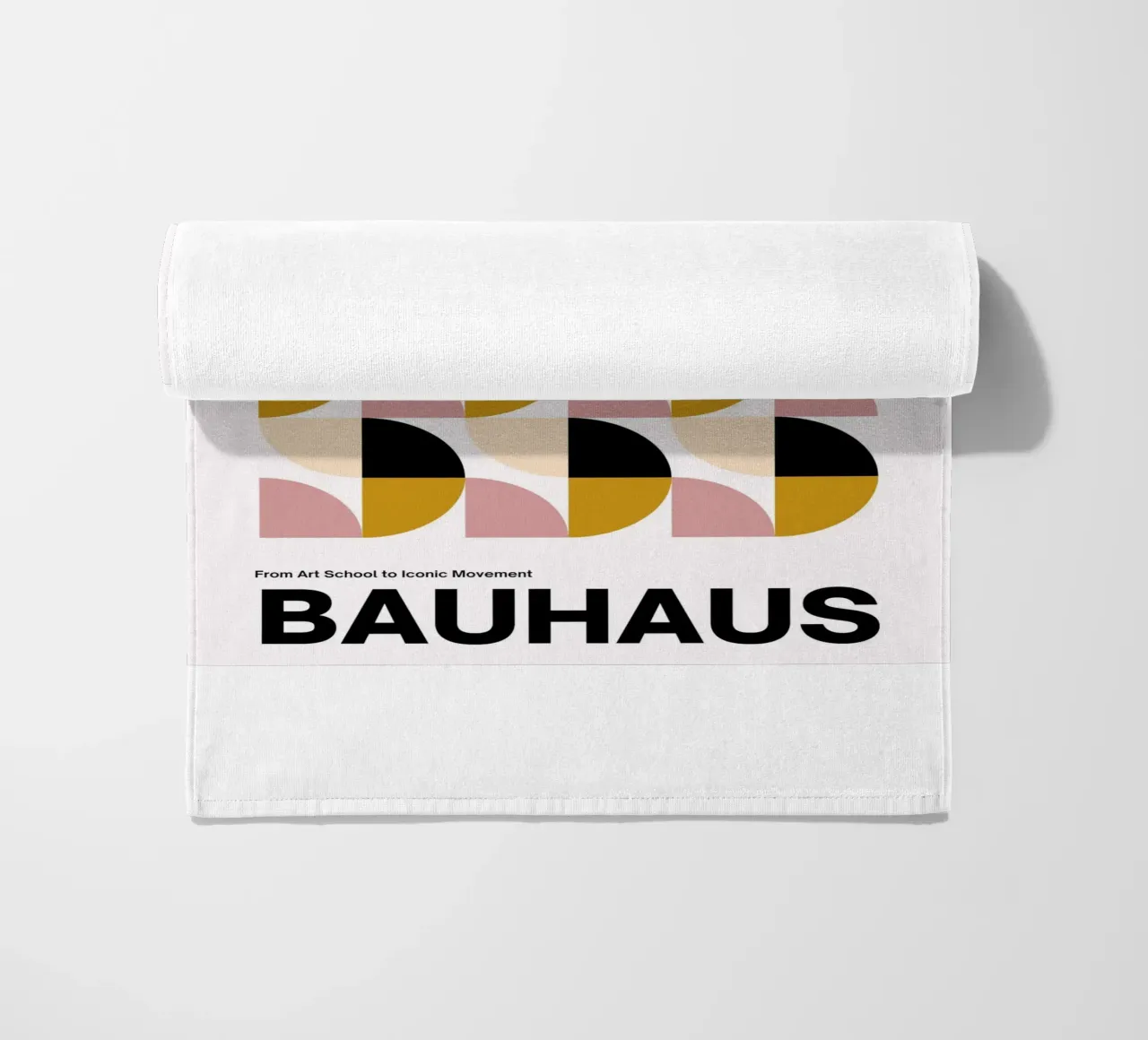 Bauhaus Modular – Soft Color Geometry beach towel by Casa Calm