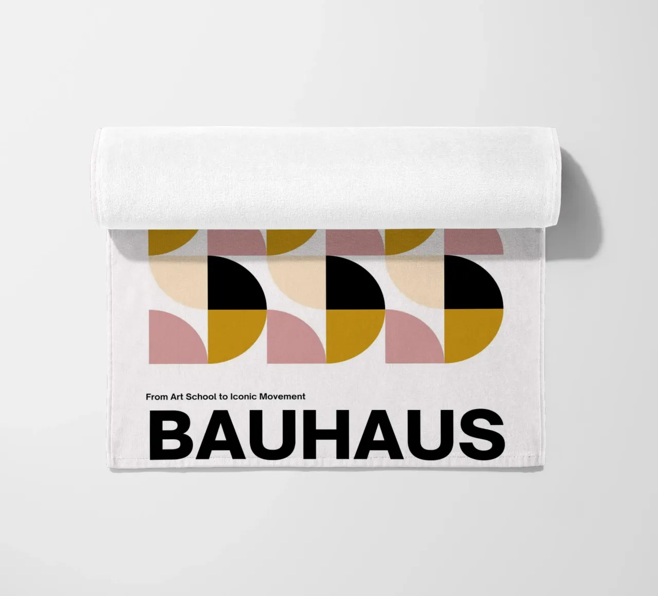 Bauhaus Modular – Soft Color Geometry beach towel by Casa Calm