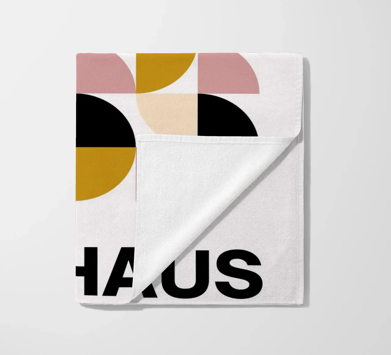 Bauhaus Modular – Soft Color Geometry beach towel by Casa Calm