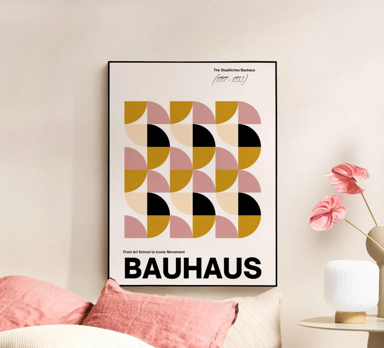 Bauhaus Modulare - Geometria di colori tenui plexiglass da Casa Calm
