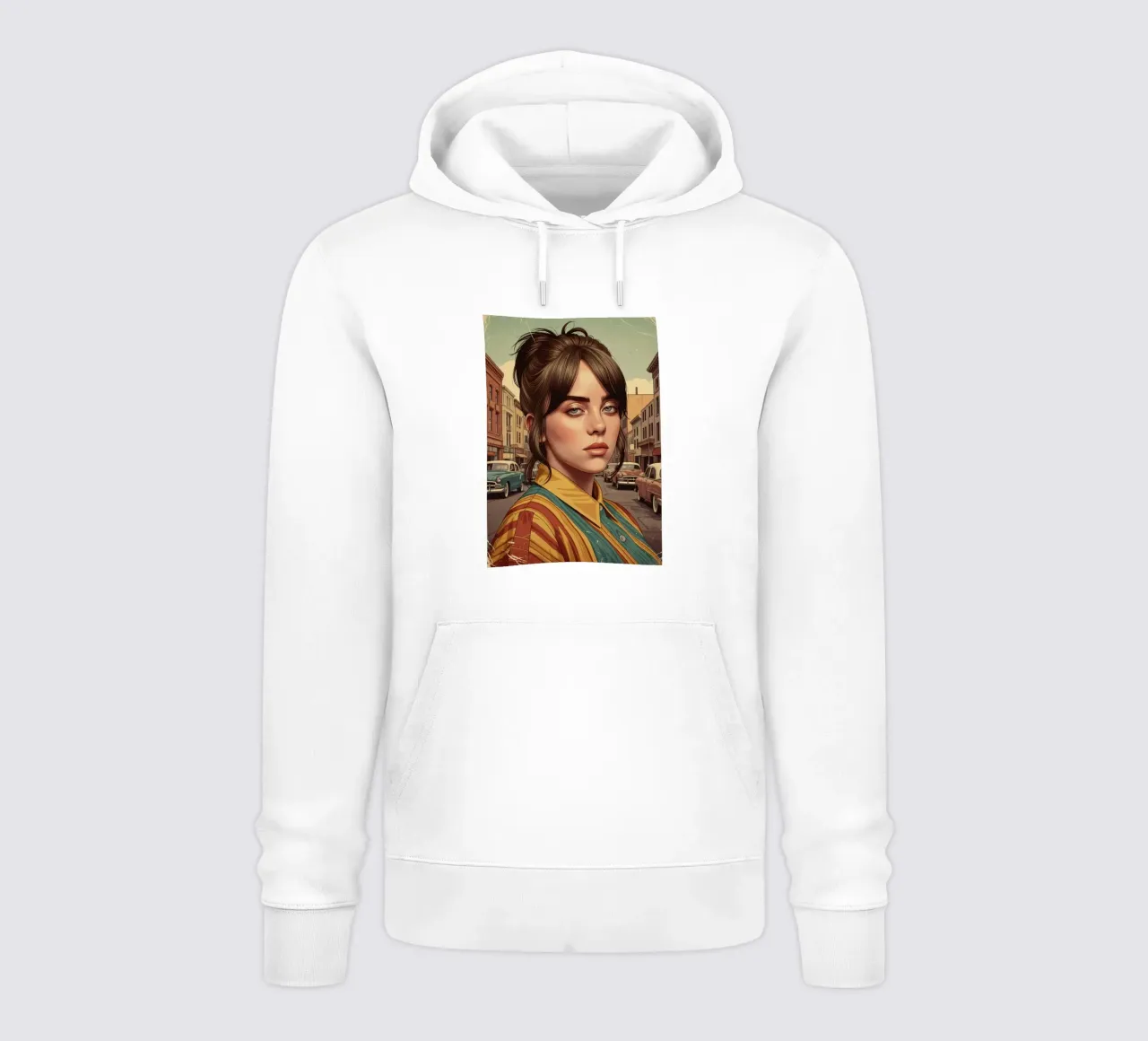 Billie Eilish vintage hoodie by Lembayung art