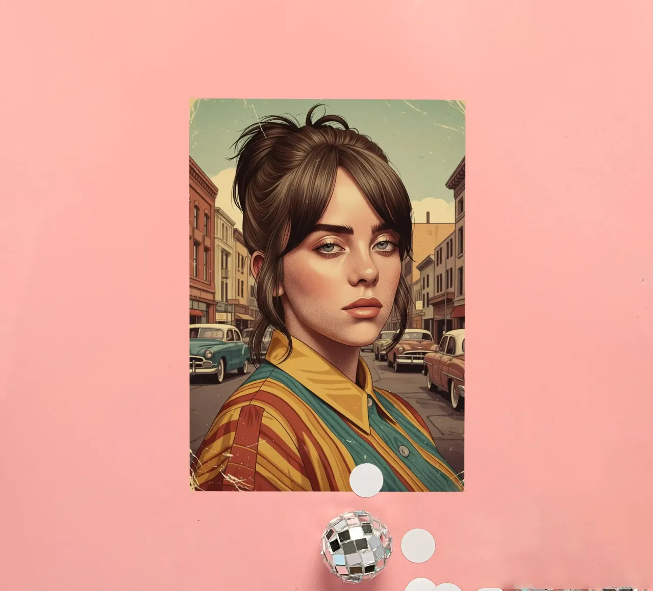 Billie Eilish vintage sticker by Lembayung art