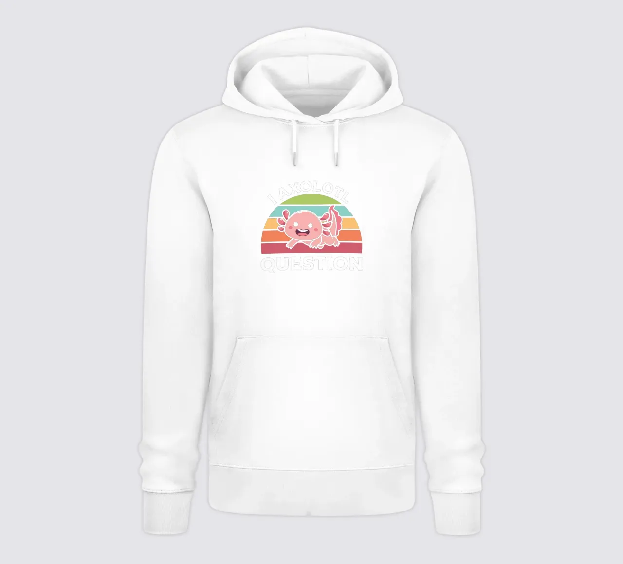 I Axolotl Question sudadera con capucha de edsonramosart