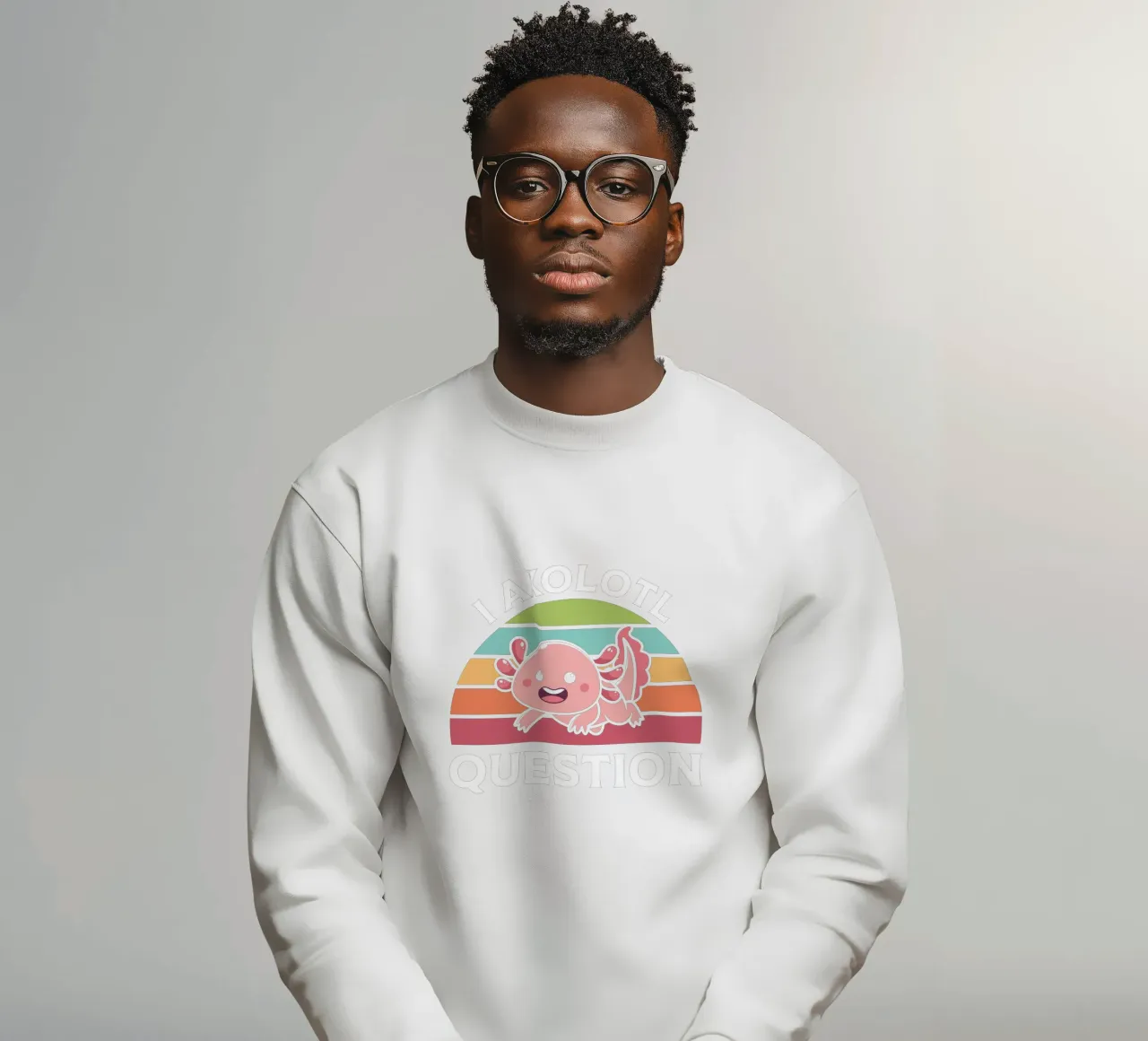 I Axolotl Question sweatshirt van edsonramosart