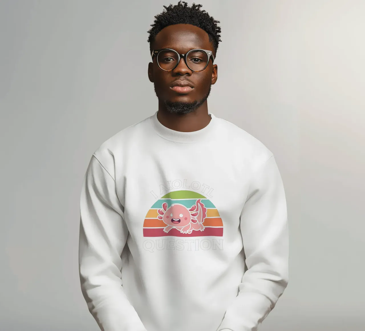 I Axolotl Question Sweatshirt von edsonramosart