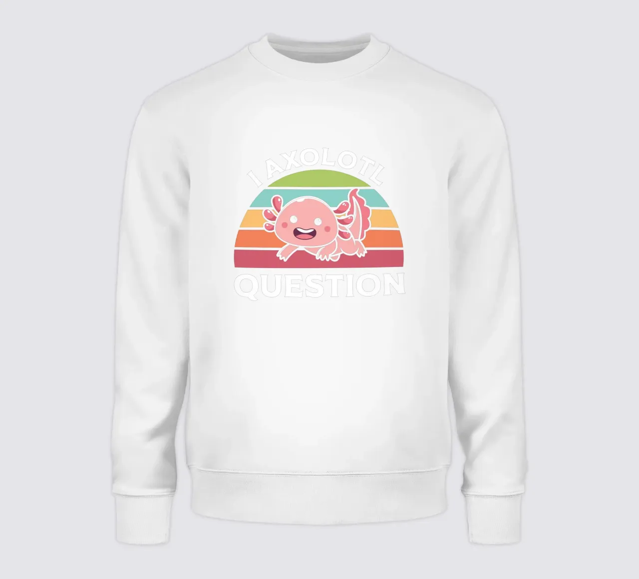 I Axolotl Question sweatshirt van edsonramosart