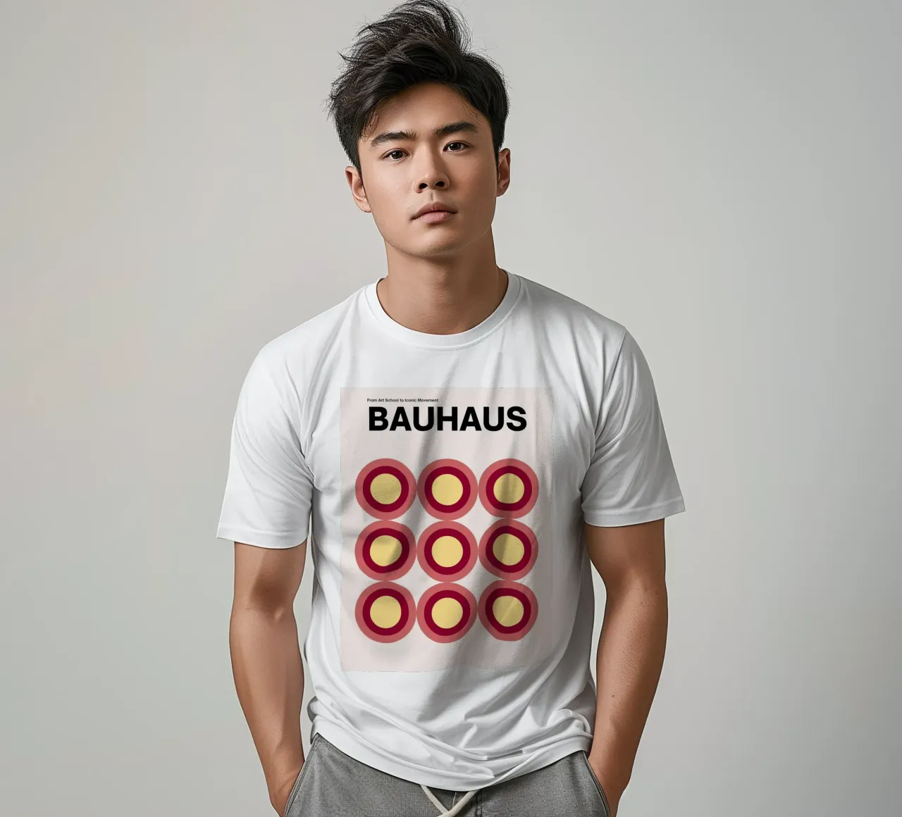 Cerchi Bauhaus - Grafici e colorati t-shirt da Casa Calm
