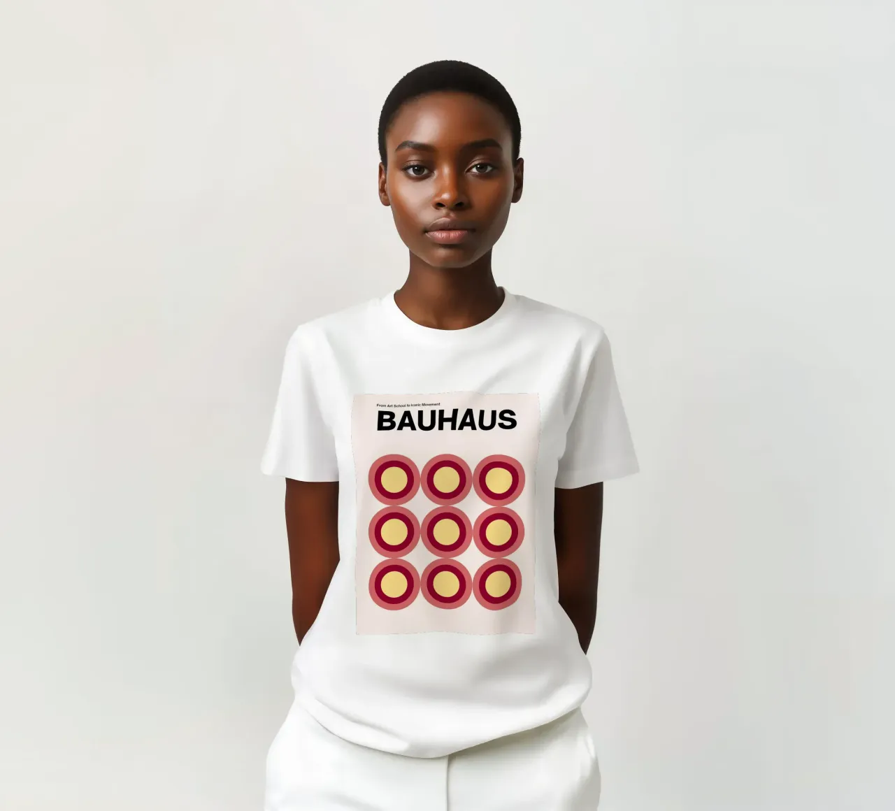 Cerchi Bauhaus - Grafici e colorati t-shirt da Casa Calm