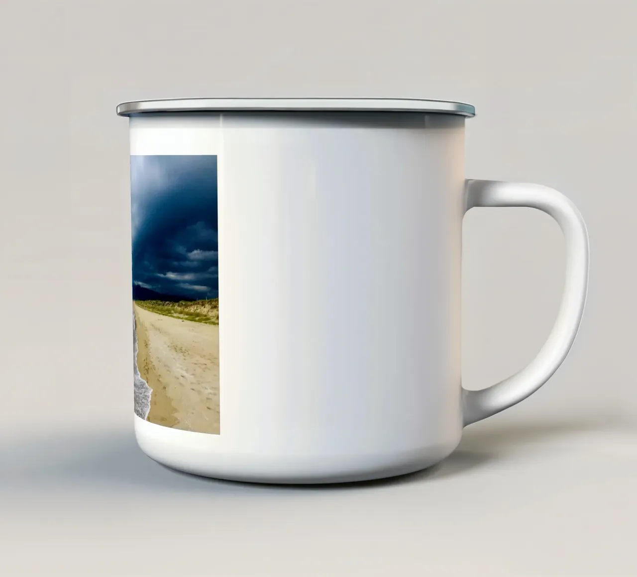 It Changes Emaille Tasse von Löwenzahntiger