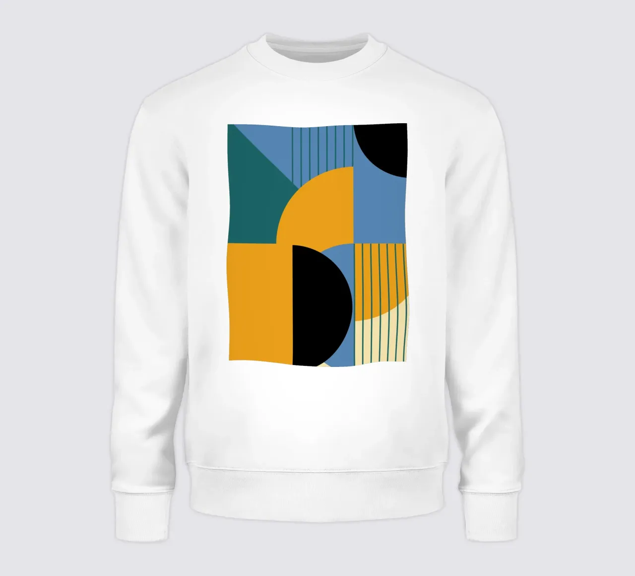 Colores Bauhaus - Abstractos y geométricos sudadera de Casa Calm