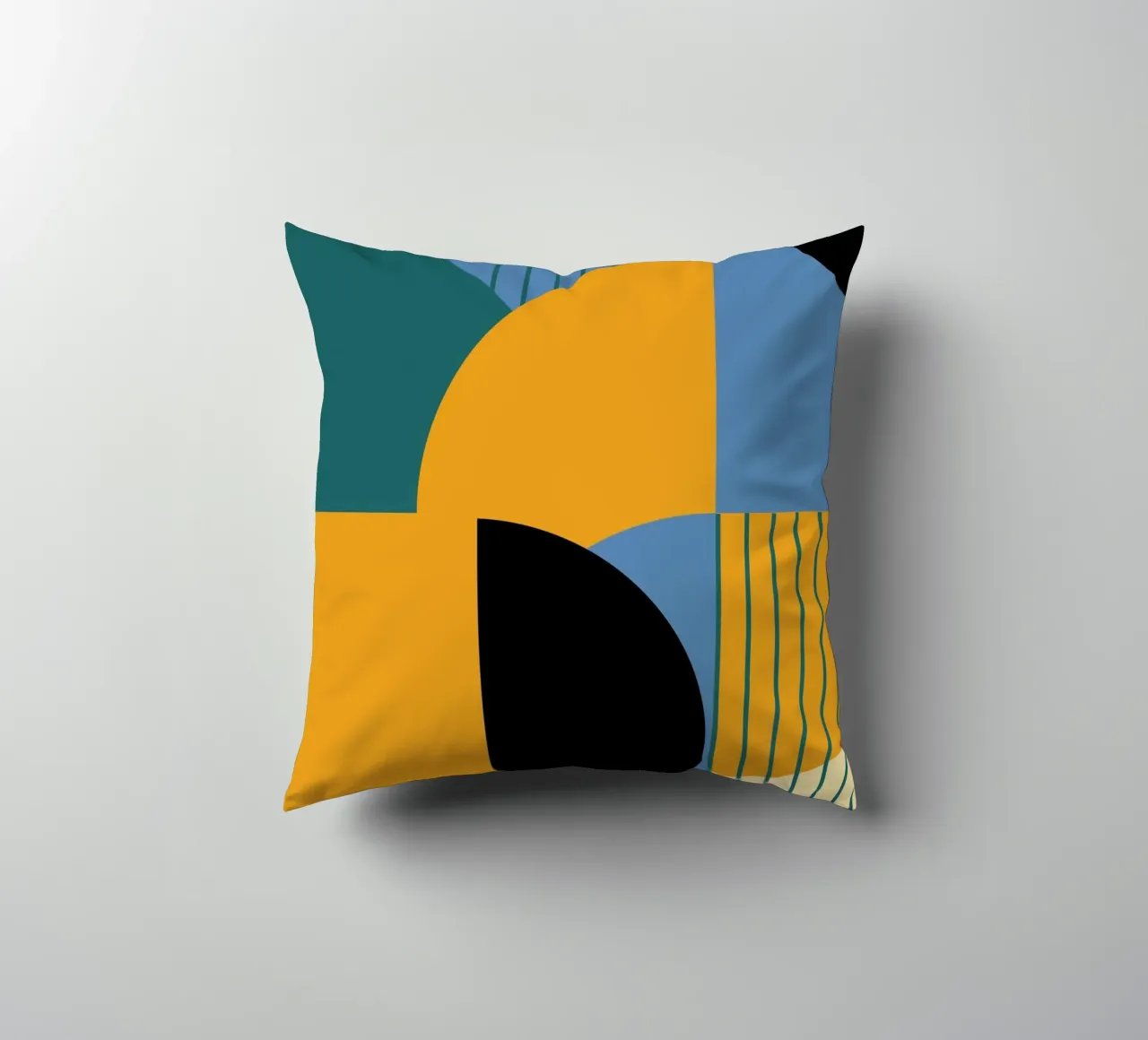Colori Bauhaus - Astratti e geometrici cuscino da Casa Calm