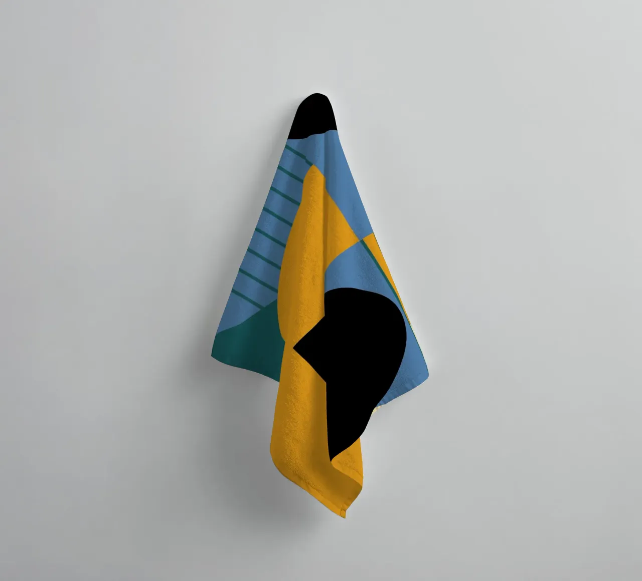 Couleurs Bauhaus - Abstraites & Géométriques serviette de bain de Casa Calm