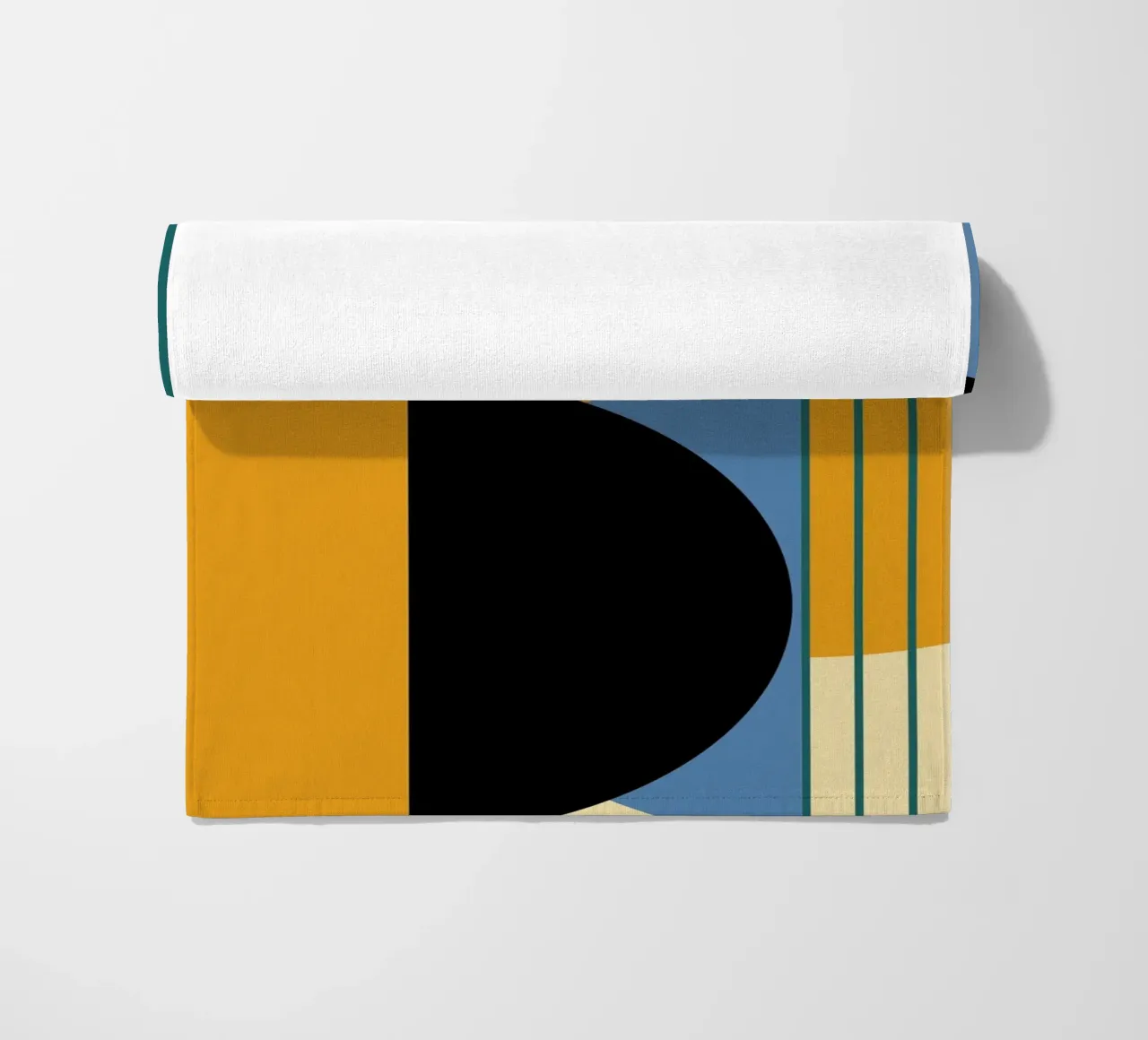 Bauhaus Colours - Abstract & Geometric beach towel by Casa Calm