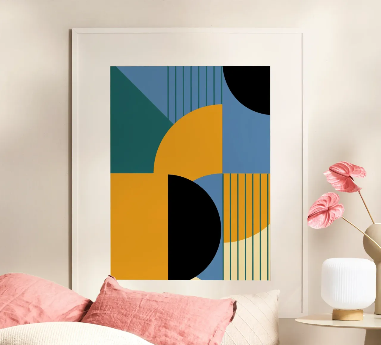 Bauhaus Colours - Abstract & Geometric hahnemühle by Casa Calm