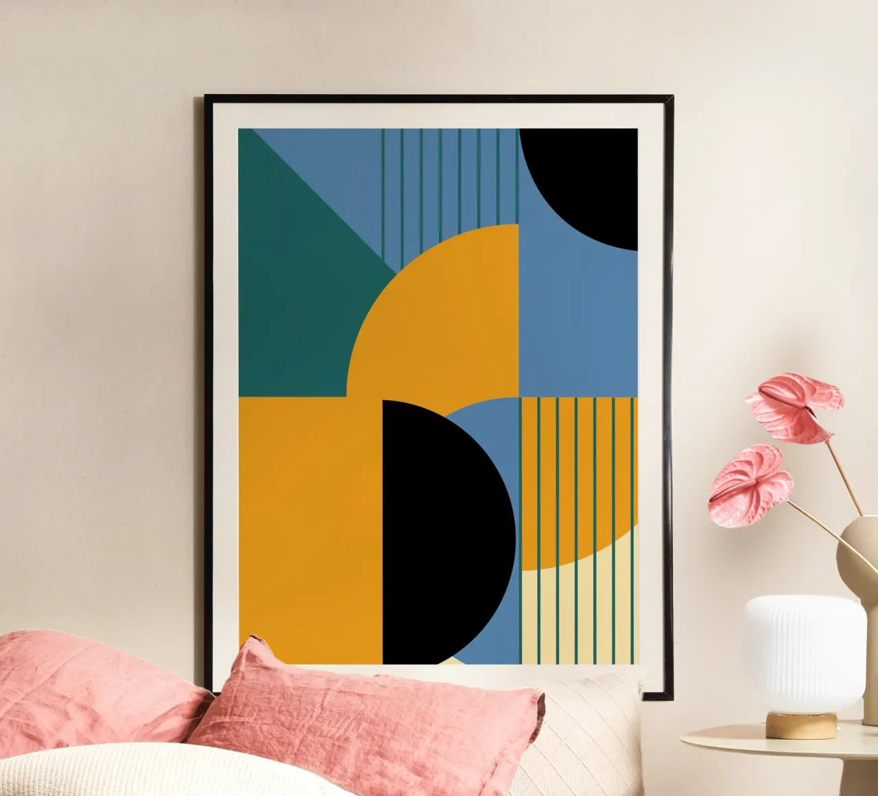 Bauhaus Colours - Abstract & Geometric hahnemühle by Casa Calm