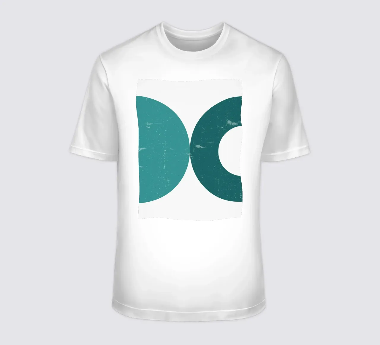 Duo rétro demi-cercle - Modern Art Print t-shirt de Casa Calm