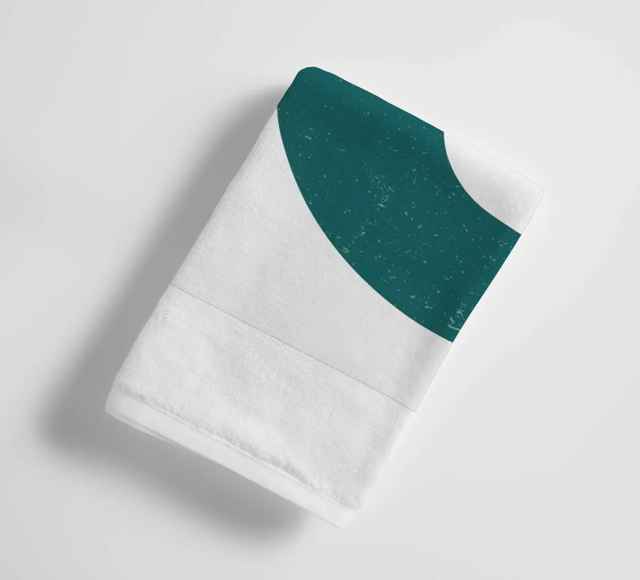 Retro semicircle duo - Modern Art Print towel by Casa Calm