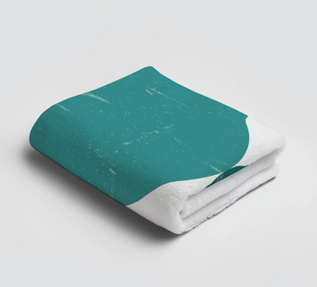 Retro semicircle duo - Modern Art Print towel by Casa Calm