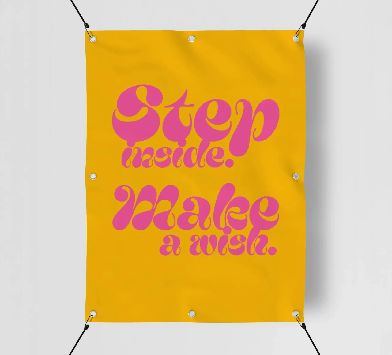 Step inside. Make a wish. telo in pvc da Fraysein Design