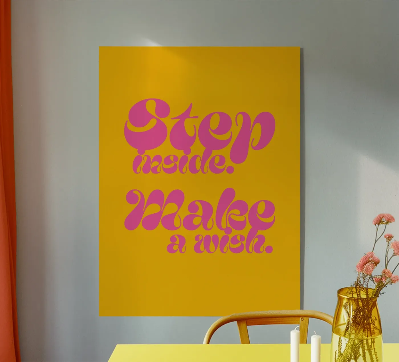 Step inside. Make a wish. Acryl-Glas von Fraysein Design