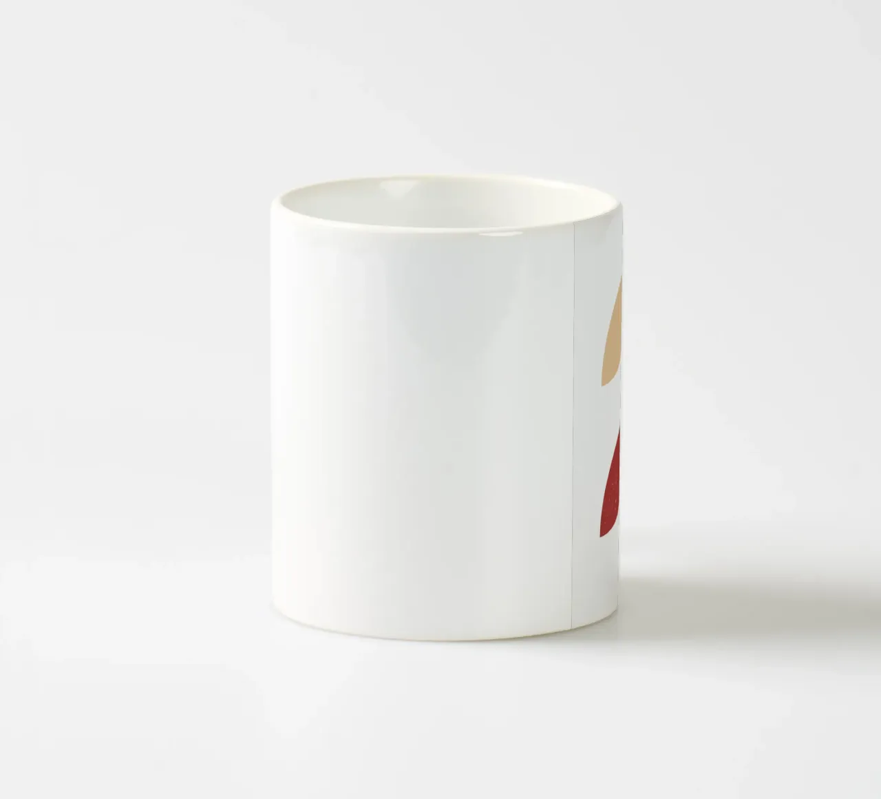 Mid-Century Duo – Retro Geometrie Design ceramic mug by Casa Calm