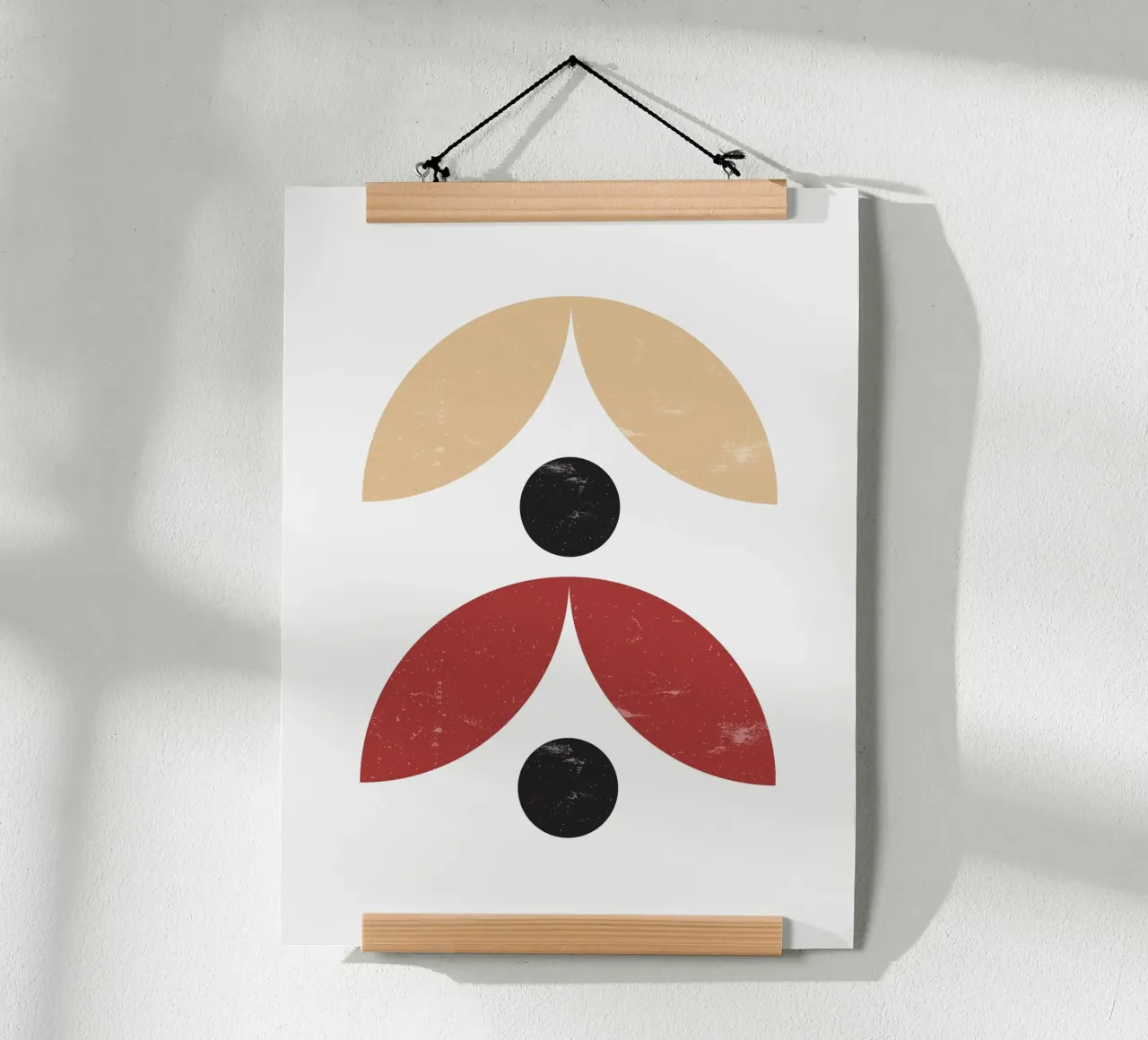 Mid-Century Duo – Retro Geometrie Design hahnemühle by Casa Calm