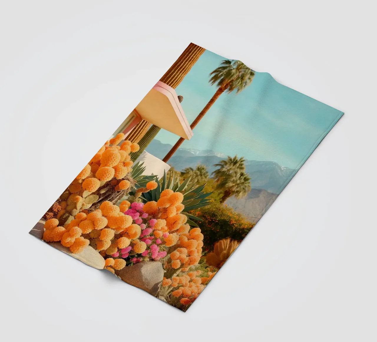 Cactuslandia II coperta in pile da robertmotoiart