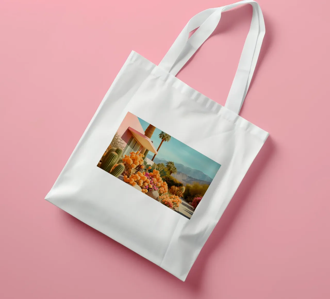 Cactusland II tote bag by robertmotoiart