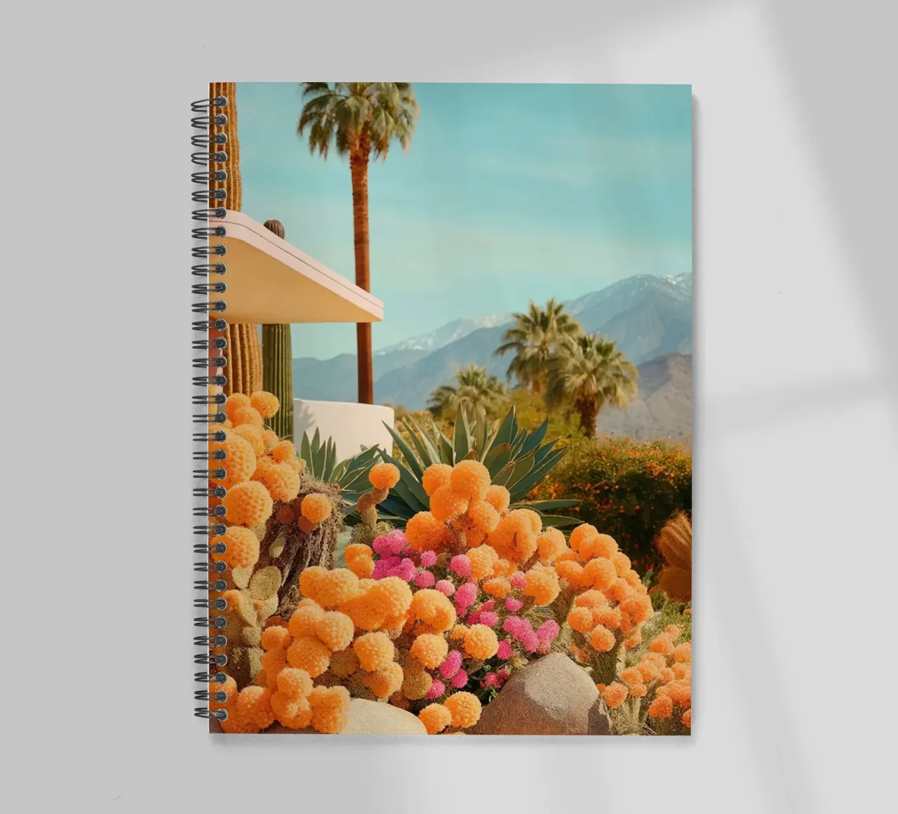 Cactusland II spiral notebook by robertmotoiart