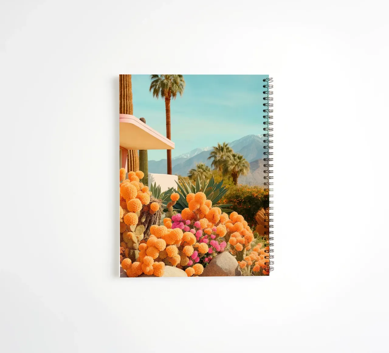 Cactusland II spiral notebook by robertmotoiart