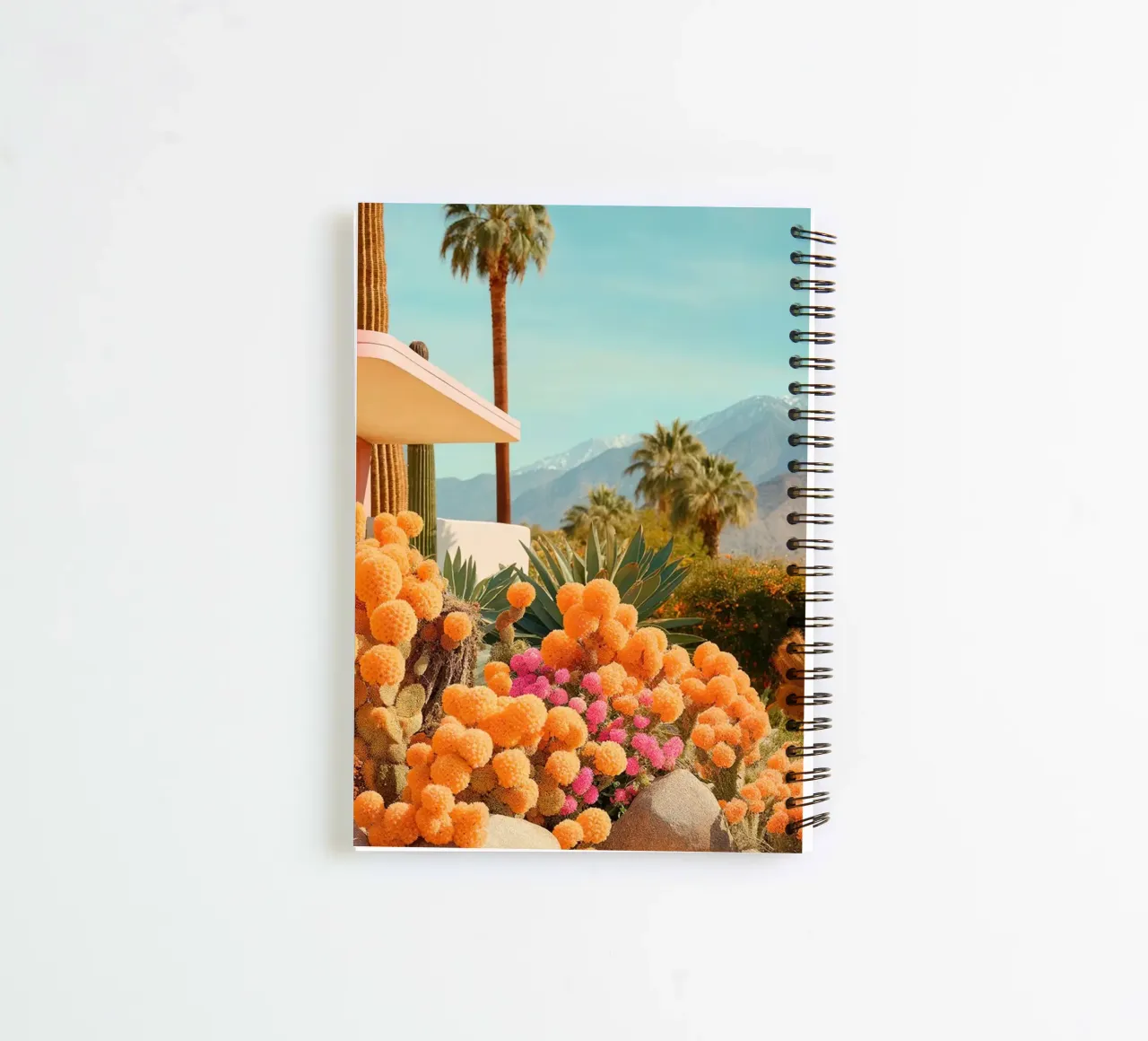 Cactusland II spiral notebook by robertmotoiart
