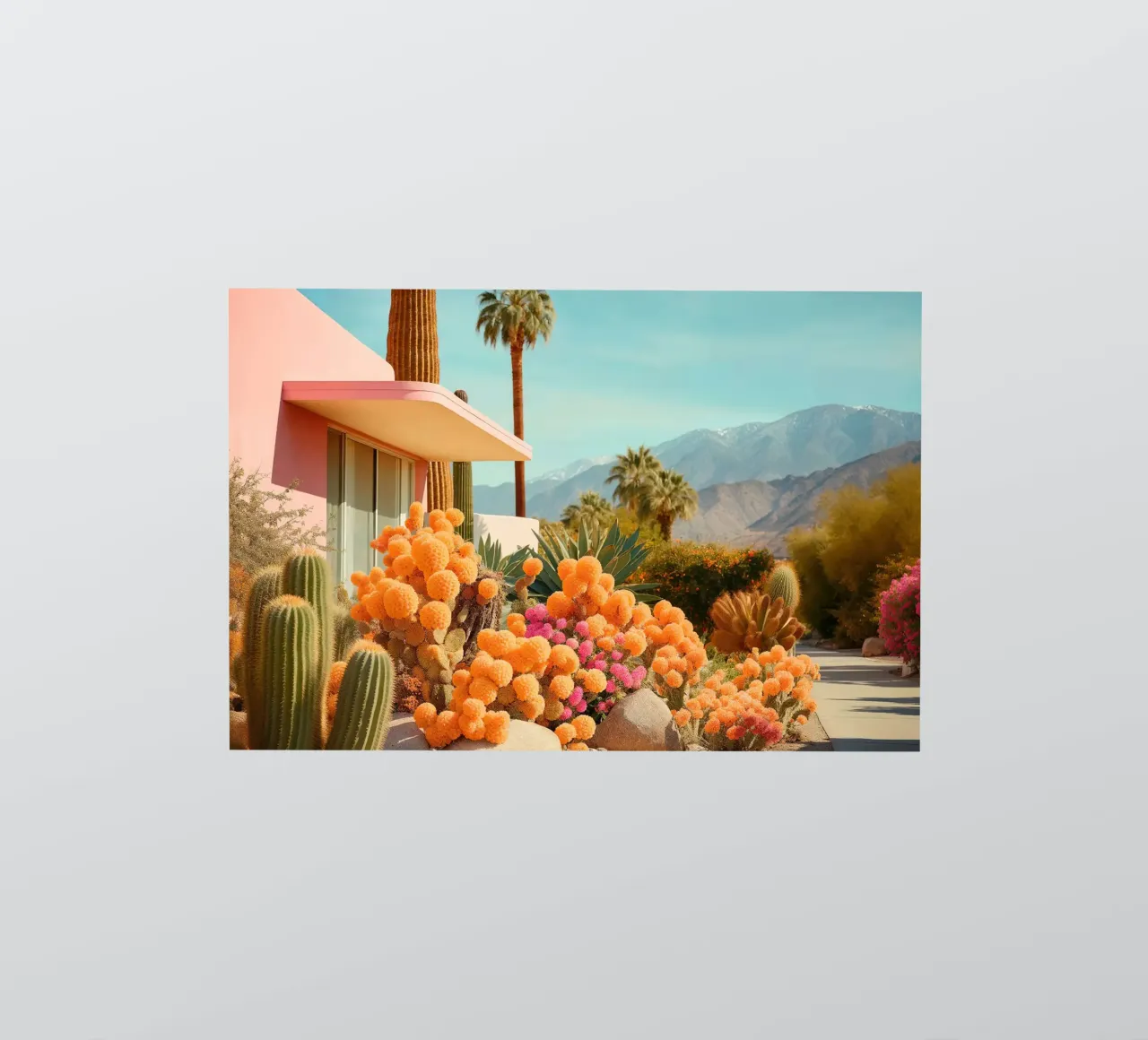 Cactuslandia II adesivo da robertmotoiart