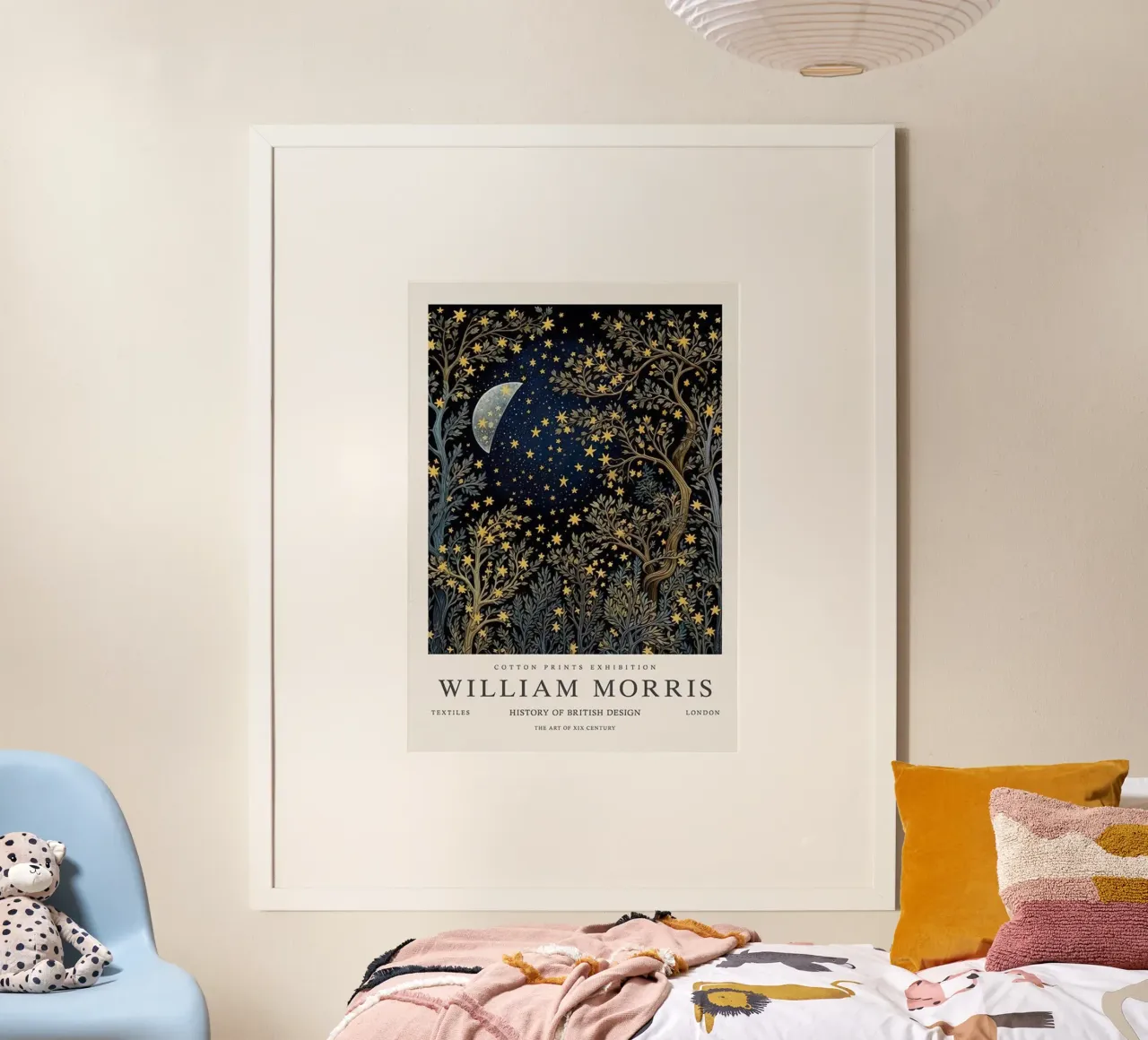un bellissimo albero da guardare di notte carta hahnemühle da Ropech Shop